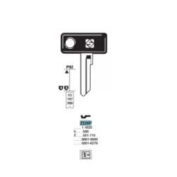 Chiave auto, Zadi - ZD9P - Silca