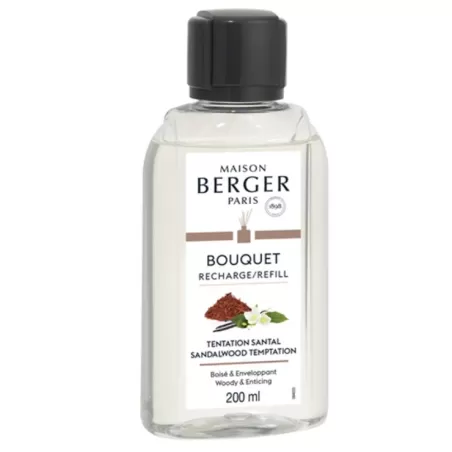 Ricarica Bouquet Tentation Santal / Tentazione di Sandalo 200 ml. - Lampe Berger - Lampe Berger