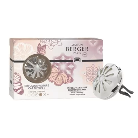 Profumatore per Auto Lilly Pétillance Exquise / Squisita Purezza - Lampe Berger