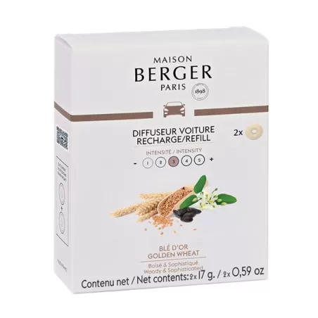 Ricarica in ceramica per Auto Blé dOr / Grano dorato - Lampe Berger