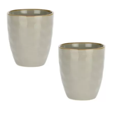 Concerto grigio perla, Set 2 bicchieri acqua 330 Cc. - Rose & Tulipani