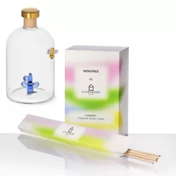 Memories, Profumatori + fragranza, Profumatore ape e rugiada 500 ml + fragranza melograno + bastoncini - Ichendorf