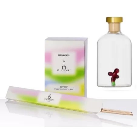 Memories, Profumatori + fragranza, Profumatore bacche 250 ml + fragranza melograno + bastoncini - Ichendorf