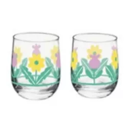 Set 2 bicchieri acqua in vetro Florianne primavera - Thun