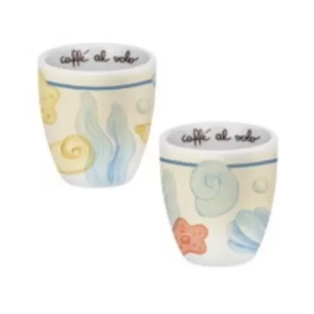Set 2 caffeini in porcellana Mare da amare - Thun