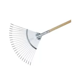 Scopa regolabile foglie metallo 22 denti