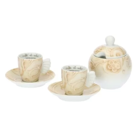Set 2 tazzine espresso con zuccheriera in porcellana Limited Edition 2024 - Thun