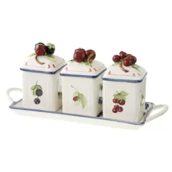 Cottage Charm Marmell. 3pz c. vassoio - Villeroy & Boch