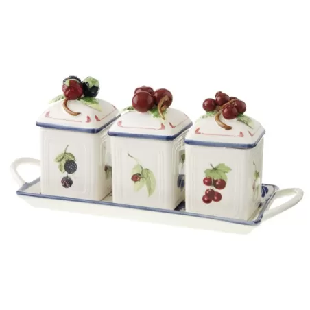 Cottage Charm Marmell. 3pz c. vassoio - Villeroy & Boch