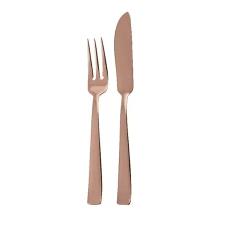 Flat, Servizio 24 posate pesce pvd copper - Sambonet