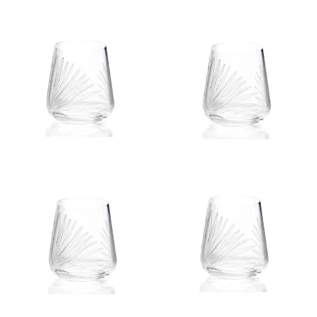 Nature, Tumbler in vetro cristallino 4 pezzi - Taitu