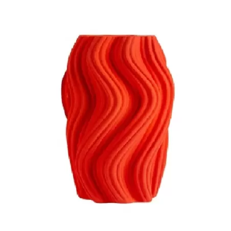 Vaso grande 3d Corolla rosso - Villa Altachiara