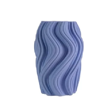 Vaso grande 3d Corolla blu - Villa Altachiara