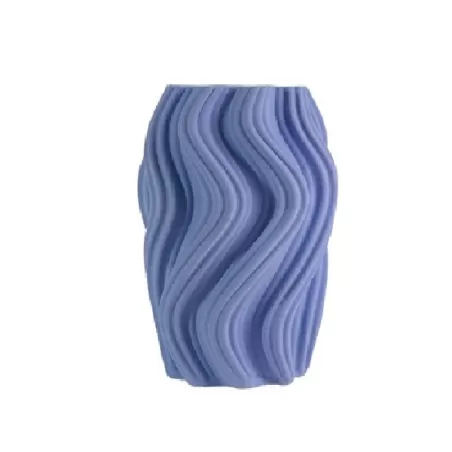 Vaso grande 3d Corolla blu - Villa Altachiara