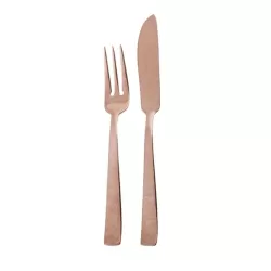 Flat, Servizio 24 posate pesce vintage pvd copper - Sambonet