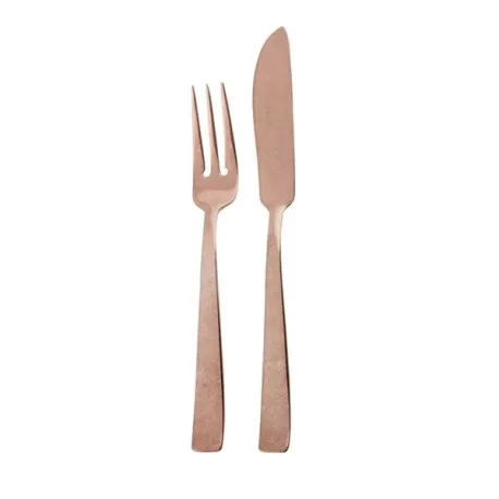 Flat, Servizio 24 posate pesce vintage pvd copper - Sambonet