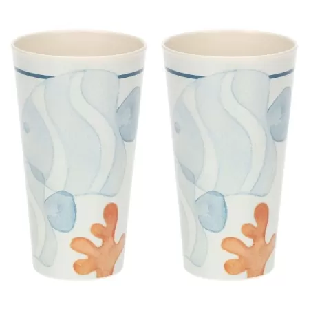 Set 2 bicchieri in melamina Mare da amare - Thun