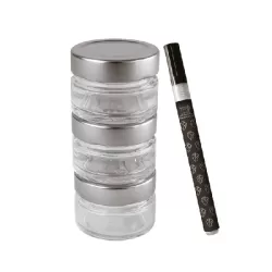 Maestro, Barattolo per pepe con pennarello, vetro trasparente - Peugeot