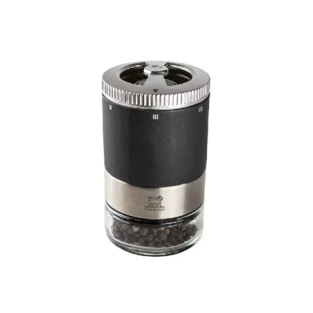 Maestro, Macinapepe Cm. 11,0, legno, vetro, acciaio inox grigio scuro - Peugeot