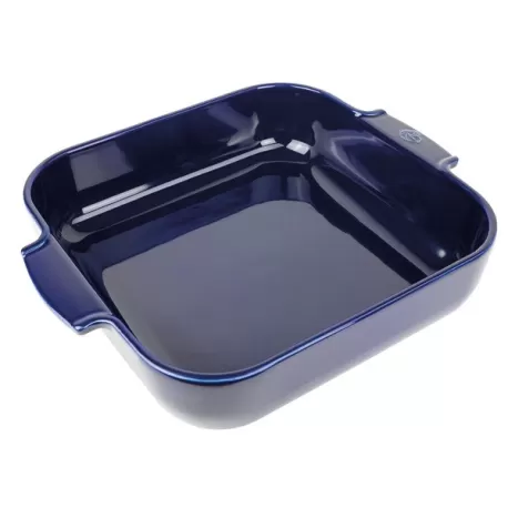 Appolia, Pirofila - Quadrato - 36,0 cm x 31,0 cm - h 8,2 cm - 5,400 l, Gres blu - Peugeot