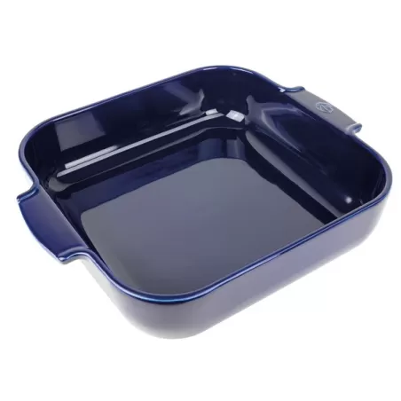 Appolia, Pirofila - Quadrato - 36,0 cm x 31,0 cm - h 8,2 cm - 5,400 l, Gres blu - Peugeot