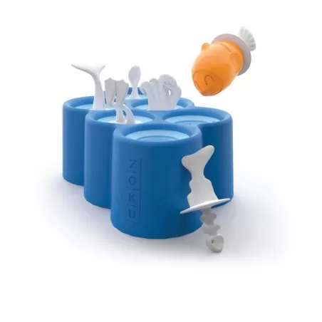 Zoku Fish Pop Mold. Stampo per 6 ghiaccioli pesce