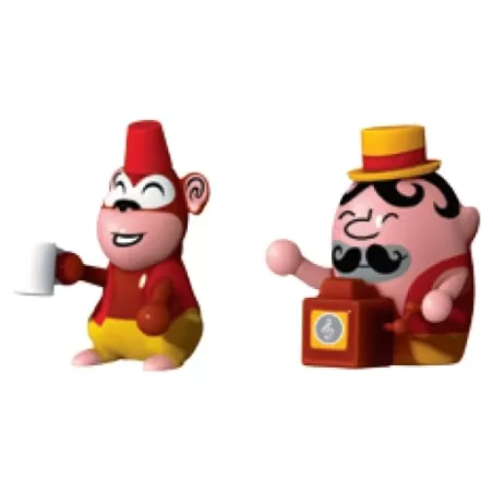 Jimmy Melody & Monkey Money, Statuine - Alessi