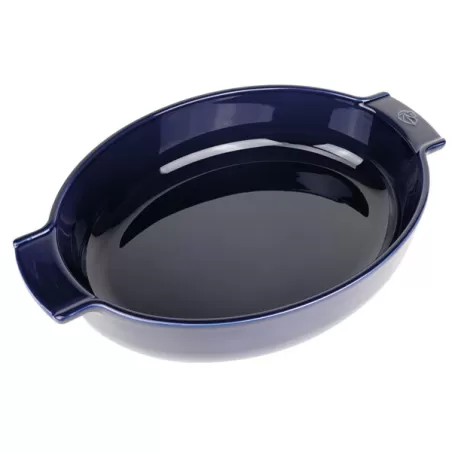Appolia, Pirofila - Ovale - 40,0 cm x 27,2 cm - h 8,2 cm - 4,500 l, Gres blu - Peugeot