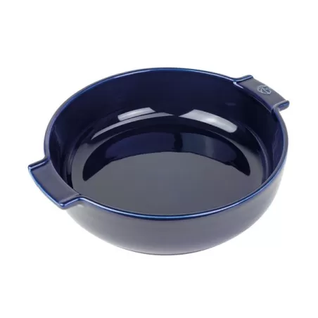 Appolia, Pirofila - Rotondo - 27,0 cm x 23,4 cm - h 6,7 cm - 2,100 l, Gres blu - Peugeot