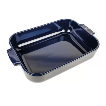Appolia, Pirofila - Rettangolare - 30,0 cm x 22,0 cm - h 6,8 cm - 3,800 l, Gres blu - Peugeot
