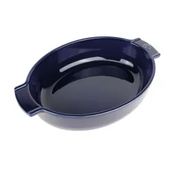 Appolia, Pirofila - Ovale - 31,0 cm x 21,5 cm - h 7,0 cm - 2,200 l, Gres blu - Peugeot