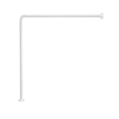 Telaio tenda doccia Cm.80+80 bianco