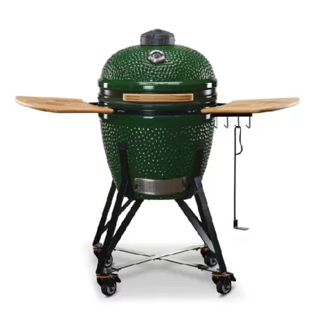 Barbecue kamado a carbone in ceramica verde Zalgiris - Kamado Bono
