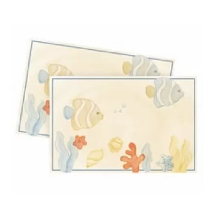 Set 2 tovagliette antimacchia in cotone Mare da amare - Thun