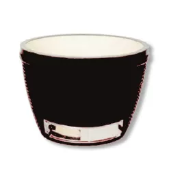 Base in ceramica per Hibachi nero, Dome - Kamado Bono