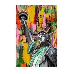 Quadro led, Statua della Libertà Cm.80x120 - Palais Royal
