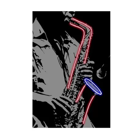 Quadro led, Sax Cm.60x90 - Palais Royal