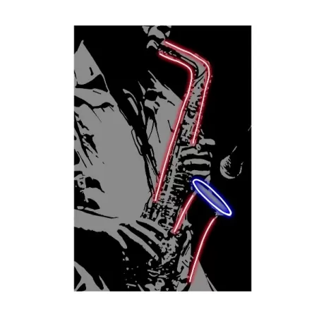 Quadro led, Sax Cm.60x90 - Palais Royal