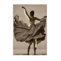 Quadro led, Ballerina Cm.60x90 - Palais Royal