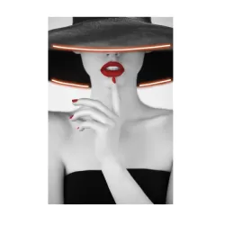 Quadro led, Lips Cm.60x90 - Palais Royal