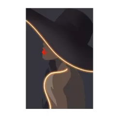 Quadro led, Cappello Cm.60x90 - Palais Royal