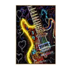 Quadro led, Chitarra Cm.60x90 - Palais Royal