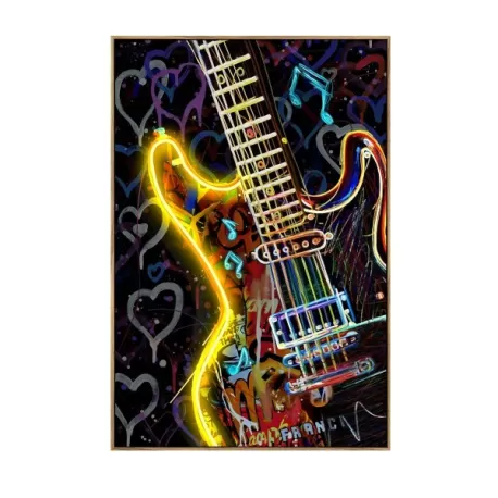 Quadro led, Chitarra Cm.60x90 - Palais Royal