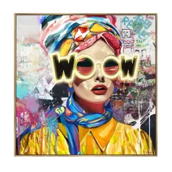 Quadro led, Woow, Cm.80x80 - Palais Royal