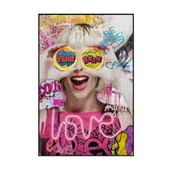 Quadro led, Blonde Cm.60x90 - Palais Royal