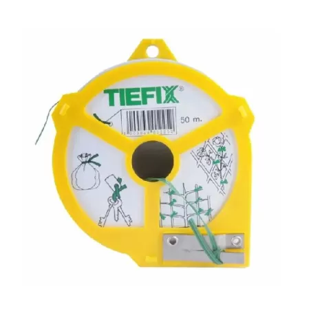 Filo piattina verde con taglierina Mt.50