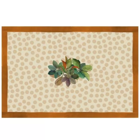 Flora pois, Tovaglia antimacchia Cm.155x180, 6 posti - L'oca Nera