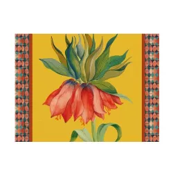 Tovaglietta rigida gialla Cm.39x29,5 - Fritillaria - L'oca Nera