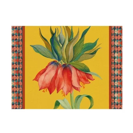 Tovaglietta rigida gialla Cm.39x29,5 - Fritillaria - L'oca Nera