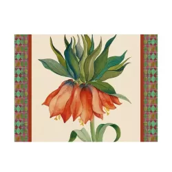 Tovaglietta rigida avorio Cm.39x29,5 - Fritillaria - L'oca Nera